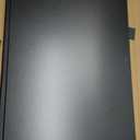 Pamray 32 Inch Small Computer Desk with Monitor Stand, Simple Office Desk with Headphone Hook for Small Spaces, Kids Study Writing Table for Bedroom, Black