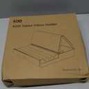 KDD Tablet Pillow Holder, Foldable iPad Stand for Lap, Bed and Desk -Tablet Soft Pad Dock with Pocket & Stylus Mount Compatible with iPad Pro 12.9, 10.5, 9.7 Air Mini 6 5 4 3, Galaxy Tab, E-Reader