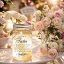 Friendship Gifts for Women, Mason Jar Night Lights for Friend, Gifts for Friends Best Friend Birthday Gifts, Thankgiving Christmas Gifts for Women,Gift for BFF (Sister, Sister)