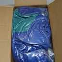 Adult Inflatable Globe Moon Costume- Halloween Cosplay Outfit for Parties, Funny Space Theme Dress-Up (Blue)