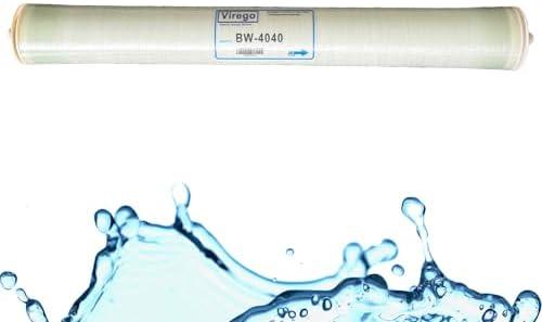 BW-4040 Reverse Osmosis Membrane, Commercial Reverse Osmosis Membrane, Brackish Water RO Membrane Element, for Desalination，Industrial, Agricultural, Food, Industry, Whole House, Size 4" x 40", 2400 GPD