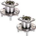 ECCPP Wheel Hub and Bearing Assembly Rear 512490 fit for Ford Fiesta 2011-2018 4 Lugs Wheel Bearing Hubs with ABS 2pcs