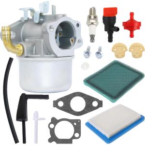 Carburetor 215369 Replace for B&S Intek 190 Engine 850 Series 6.75 OHV, 900 Series 190 205 206cc Fit for Nikki 495652 215434 for John Deere 020382