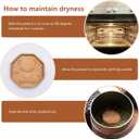 2 PCS Brown Sugar Keeper Saver Terracotta Brown Sugar Bear Softener Terra Cotta Brown Sugar Saver Disc Stone for Food to Keep Soft or Dry