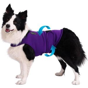 Dog Anxiety Vest & Calming Shirt Soft Thunder Jacket for Fireworks, Vet Visits & Separation Anxiety No Medication or Training Comfort for Small, Medium & Large Dogs M