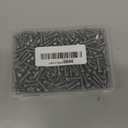 MewuDecor #8 x 3/4" Pan Head Self Tapping Screws Sheet Metal Wood Screws, 304 Stainless Steel 18-8, 200 PCS (Silver)