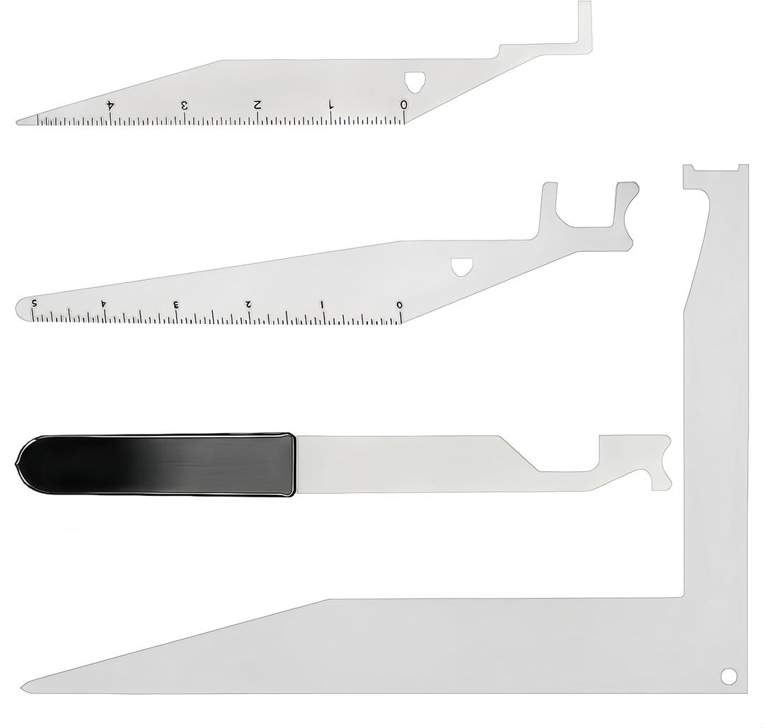 Emergency Tool Multi-Purpose Kit for Authorized Responders 4 PCS High-Strength Spring Steel Hand Tools for Firefighter Training,First Responder Preparedness,Industrial Emergency Use,Rapid Deployment