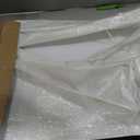 Basement Window Well Covers Outside, Heavy-Duty Egress Window Well Cover Clear, All-Weather Against Debris, UV Resistant, Tear-Resistant, Waterproof, Windproof (Only Cover)43" X 19"