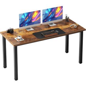 Need 54.3 Inch Large Computer Desk, Modern Simple Style Desk for Home Office, Basic Writing Table for Study Student, Vintage