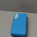 Handheld Sewing Machine Heavy Duty, with Blue Leather Storage Case and 110-Piece Sewing Kit, Mini Portable, Ideal for Adults & Beginners, Complete Set of Quick Home Clothing Repair Tools, Good Gift