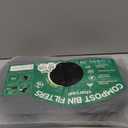 7.25 Inch Charcoal Filters for 10 Pack Kitchen Countertop Compost Bins - Extra Thick 0.3" for Longer Lasting Activated Carbon