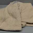 Luciphia Premium Fleece Dog Puppy Blanket Soft Pet Sherpa Calming Cat Blanket Throw for Small Medium Dog Cat(Beige,30x20 inches)