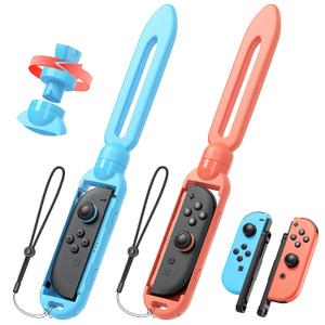 2 Pack [Switch 2/1/OLED] Zelda Sword Accessories for Nintendo Switch 2(2025)/1/OLED Joypad Controller, Sword Hand Grip for Nintendo Switch Sports/Legend of Zelda: Tears of the Kingdom/Skyward Sword HD