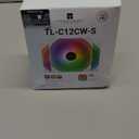 Thermalright TL-C12CW-S X3 CPU Fan 120mm White ARGB Case Cooler Fan, up to 1550RPM Cooling Fan
