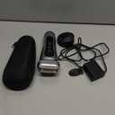 Braun Series 8 Electric Razor for Men, with 4+1 Shaving Elements & Precision Long Hair Trimmer, Close & Gentle Even on Dense Beards, Wet & Dry Electric Razor with 60min Runtime, 8517s Galvano Silver 