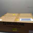 Snughome Cat Litter Box Enclosure with Cat Tree Tower and Condo, Hidden Washroom Furniture with Sisal Scratching Post and Soft Plush Perch, Wooden Cat Furniture with Multiple Platforms, White