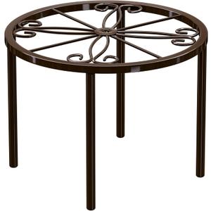 1 PCS Plant Stand,-Heavy Duty Metal Stand Decorates Plants, Anti-Rust Flower Pot Stand, Round Plant Rack for Room Indoor and Outdoor Courtyard,Gardens, Brown.