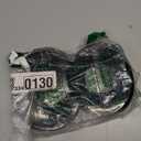 Pooqla Decorative Led Light Up Number Letters, Black Plastic Marquee Number Lights Sign for 8th 18th 80th Birthday Party Wedding Decor Battery Operated Black Decoration 8