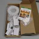 LORDEM Grow Light for Indoor Plants, 48 LEDs Ceiling Full Spectrum Plant Light, 5V Corded Growing Lamp with 4/8/12H Auto Switch, 4 Dimmable Brightness Levels, Single-Head, 3 Pack