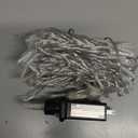 JMEXSUSS 33ft 100 LED White Christmas Lights, 8 Modes Connectable Clear Wire Twinkle Fairy String Lights Indoor, Plug-in Christmas String Lights Outdoor Waterproof for Christmas Wedding Party Tree