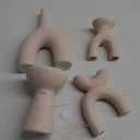 Ceramic Taper Candle Holders 4Pcs