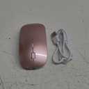 Mouse for MacBook Wireless Bluetooth Mouse Laptop MacBook Air Mac Pro Rechargeable Silent PC iPad Optical Mouse with Dual Mode Switch Bluetooth 5.2/3.0 and 2.4GHz USB Type-C Receiver Rose Gold