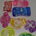 8 Pack Squeeze Fidget Toys for Kids,Squishy Sensory Tube with Maze Bead,Colorful Goo,Glitter Sequins,Stress Anxiety Relief Calming Toys for Easter Basket Stuffers Classroom Prizes