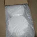 10 PCS 4-5 Inch Large Scallop Shells for Crafting, Natural Large Seashells for Crafts, White Big Sea Shells for DIY Painting, Baking, Beach Wedding Decors