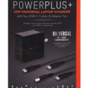 Helix 65W Universal USB-C Laptop Charger Power Adapter (ETHNBC65U) Black