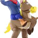 Morph Inflatable Horse Costume Adult, Blowup Riding Horse Costume, Halloween Costumes For Men, One Size