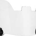 Xuhal 2 Pcs Football Visor for Youth Adult Football Helmet Visor Lacrosse Helmet Eye Shield Eye Protection for Sport (Clear)