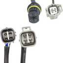 4PCS Oxygen O2 Sensor 1 & 2 for 2004-2006 Lexus RX330 3.3L; 2004-2007 Toyota Highlander 3.3L Upstream + Downstream