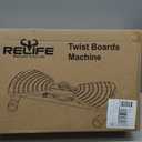 Relife Waist Twister Machine,Ab Twist Board With Digital Monitor, 20db Quiet, 300lb Capacity Anti-Slip Base For Home Gym, Belly Fat Workout For Women & Men (gray)
