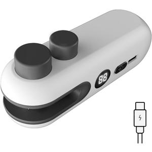 Mini Bag Sealer, 2025 Upgrade Digital Display Bag Sealer with Cutter, 2 in 1 Chip Sealer Rechargeable Portable Handheld Heat Sealer for Food Snacks Chips Storage