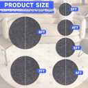 Non-Slip Rug Pads,Round 5 Ft Waterproof Extra Large Area Rugs Non Skid Rug Pad for All Floors and Finishes Durable Hardwood Floor Protective Felt Keeps Rugs in Place, Safe and Secure