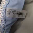 ZAFUL Women's Triangle Bikini Multiway Fishnet Tie Side Bandeau Halter String Bikini Set Two Piece Swimsuit Bathing Suits (1-light Blue)