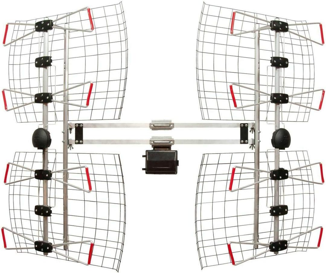Antennas Direct 8-Element Bowtie UHF Outdoor HDTV Antenna, Multi-Directional, 70+ Mile Range, 4K 8K UHD NEXTGEN TV  w/All-Weather Mounting Hardware