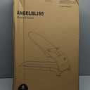 ANGELBLISS Baby Bouncer, Portable Bouncer Seat for Babies, Infants Bouncy Seat with Cotton Fabric, Natural Vibrations (Brown)