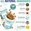 Cat Hairball Remedy Treats, 150 Soft Chews Cat Hair Ball Treatment Furball Control Relief Helps Eliminate and Prevent Hairballs for Indoor Cats Supports Skin and Coat Digestion Chicken Flavor, Best By 01/21/2028