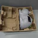 Solar-Powered Sleeping Cat Garden Statue with Faux Berries