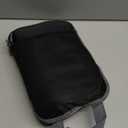 BAGAIL 4 Set/6 Set/8 Set Compression Packing Cubes Travel Accessories Expandable Packing Organizers (Half Mesh, 6-Black)