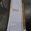 36"x84" Bi fold Barn Door with 30" Bifold Barn Door Hardware Kit for 2 Doors, No-Assembly Solid Spruce Wood Folding Doors, and Double Sided Handle Pulls Included