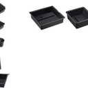 5PCS Center Console Organizer Tray for Tesla Model Y Accessories 2024-2020(Not Fit 2024 2025 Model Y Juniper) & 3PCS Center Console Organizer Tray for Tesla 2025 Model Y Juniper & Model