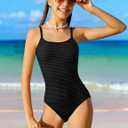 Girls Swimsuit Criss Cross One Piece Swimsuits Wrap Tie Back Sheer Mesh Bathing Suit with Gold Metal Swimwear 11-12Y