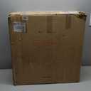 Bestshared Large Outdoor Wall Sconce, 24'' Modern Black Outdoor Wall Lantern, 3-Light Clear Glass Porch Light, Weather Resistant Outside Light for House Entryway Garage Patio, E12 Base(2Pack)