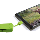HME Compact Portable SD Card Reader for Android Devices with On The Go Technology (OTG) One USB 2.0 Hub