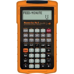 Calculated Industries 4088 Machinist Calc Pro 2 Advanced Machining Calculator | Speeds and Feeds, DOC, LOC and WOC for Materials and Tool settings | Machinists, Setters, Tool & Die Makers, Shop Owners