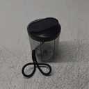 Pill Dispenser with 7 Large Compartments, Pill Bottle Organizer for Travel, Supplement Organizer with Anti-Mixing Design, BPA-Free Pill Container with 20 Pcs Labels, Black