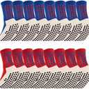 8 Pack Men's Soccer Socks Anti Slip