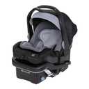 Baby Trend Secure-Lift Infant Car Seat, Dash Black Compact Lightweight Carrier, Infant Comfort Cushioning, Adjustable Harness Fit MFD: 12-18-25